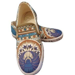 Inkkas Slip-On NILE Egyptian Canvas Sneakers Shoes Women's Size 8  Mens Size 6